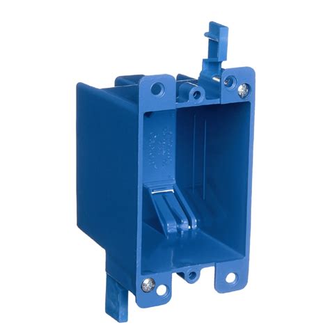 blue electrical box lowes|small electrical outlet box.